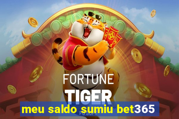 meu saldo sumiu bet365